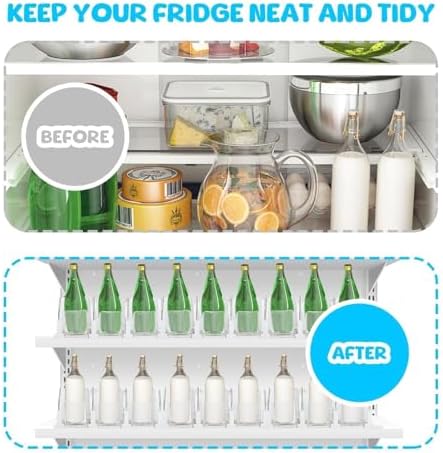 Can Dispenser for Refrigerator, White, Holds up to 25 Cans