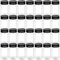 FUNSUEI 36 Pack 6 OZ Empty Clear Plastic Spice Bottles, Spice Shaker