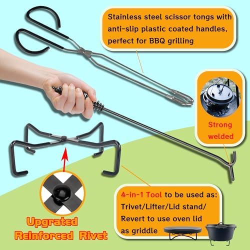 5-in-1 Dutch Oven Camping Accessories Kit