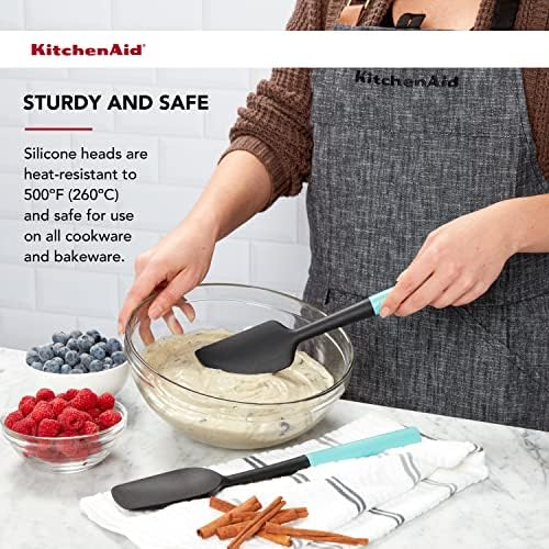 KitchenAid Universal Spatula Set, 2-Piece, Aqua Sky