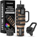 Coldest Tumbler with Handle and Straw, 100% Leak Proof Insulated