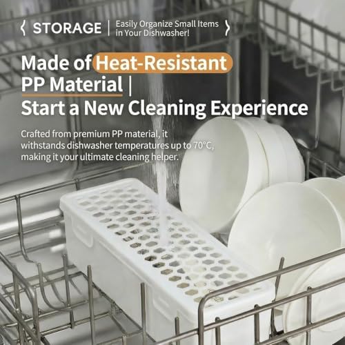 2 Pack Dishwasher Basket for Small Items,Silverware Basket