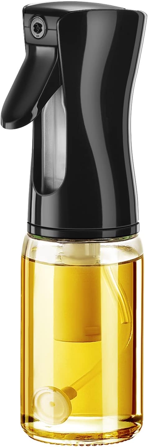 Oil Sprayer for Cooking, 200ml Glass Olive Oil Sprayer Mister, Olive