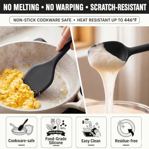 Kitchen Utensils Set,9 PCS Silicone Cooking Utensils Set Spatula