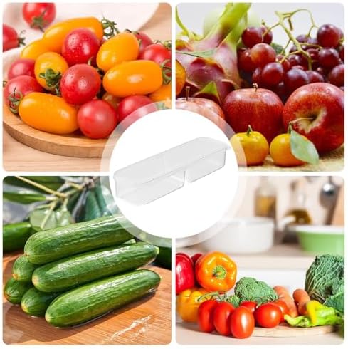 Refrigerator Organizer with Lid Fruit Food Box