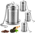 4 Pack Tea Infuser for Loose Leaf Tea, Extra Fine Mesh 304 Stainless