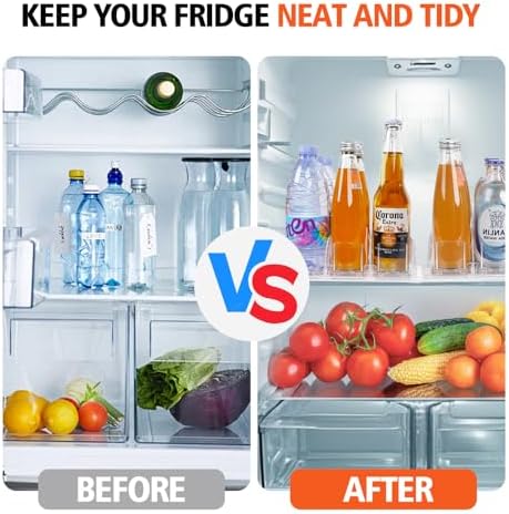 Stackable Soda Can Organizer for Refrigerator, Automatic Drink