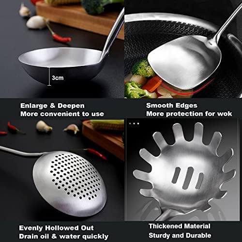 Stainless Steel Kitchen Cooking Utensils Set, 6 PCS