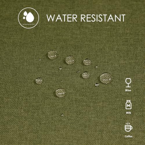 BALCONY & FALCON Rectangle Table Cloth Waterproof Olive 57"x85"