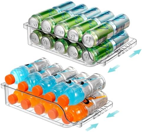 2 Pack Adjustable Refrigerator Organizers