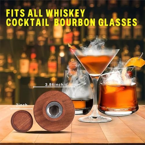 Whiskey Smoker Kit with Torch, Birthday Gifts for Him, Men, Dad