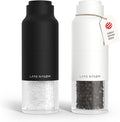 LARS NYSØM Salt and Pepper Grinder Set, Stainless Steel Manual Salt and Pepper by LN
