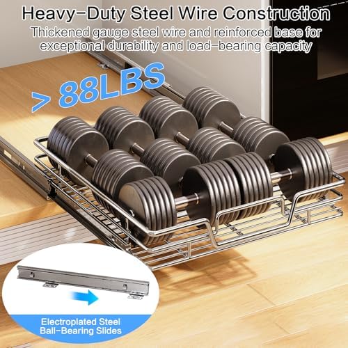 Kitchen Cabinet Pull Out Shelf and Drawer Organizer Slide Out Pantry