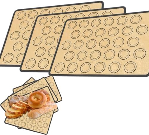 Silicone Baking Mats, Non StickReusable Bakeware Mat for KItchen