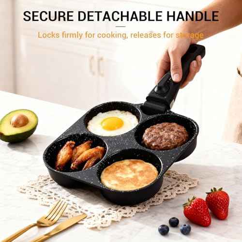 Ammeloo 21-Piece Ceramic Pots and Pans Set Non Stick with Detachable