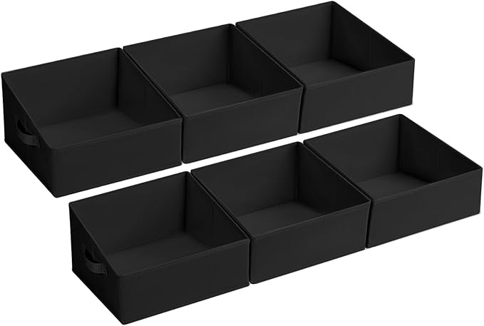 DIMJ Trapezoid Storage Bins for closet shelves, Closet Organzier Bins by DiMJ