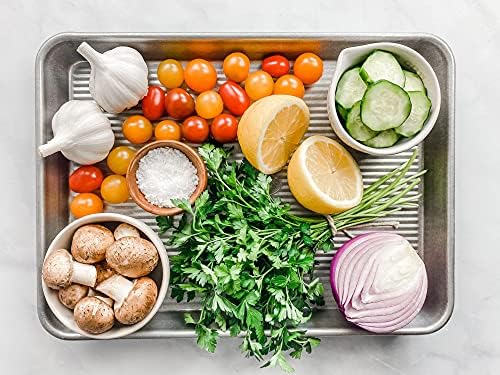 USA Pan Extra Large and Quarter Sheet Baking Pans with Nonstick