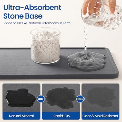 Extra Large Kitchen Sink Caddy with Drying Stone
