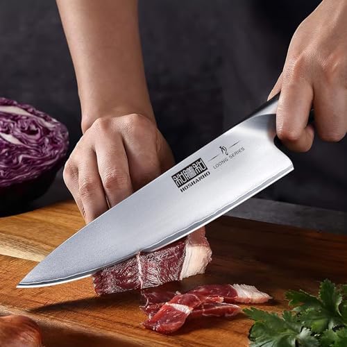 HOSHANHO 14-Piece Kitchen Knife Block Set