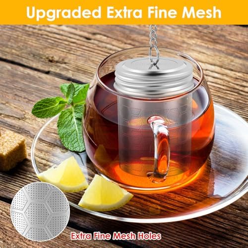 4 Pack Tea Infuser for Loose Leaf Tea, Extra Fine Mesh 304 Stainless