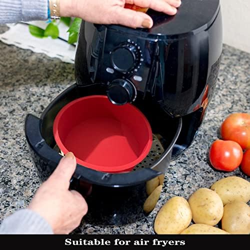 2pcs 6 Inch Silicone Cake Pan for Baking, Round Cake Molds Pan