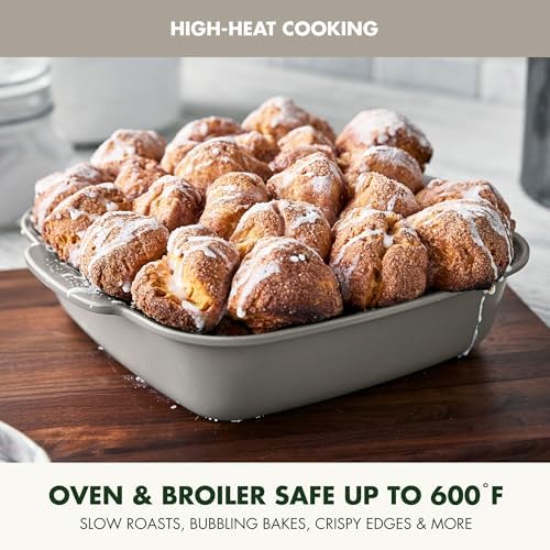 GreenPan Premiere Ovenware Healthy Ceramic Nonstick 8" Square Cake