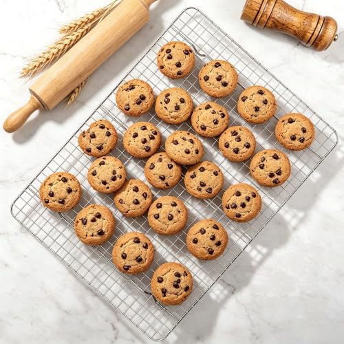 E-far Large Baking Sheet with Wire Rack, 20" x 14"
