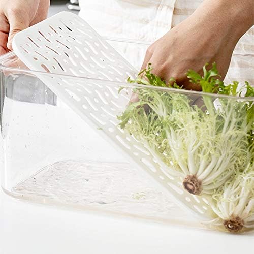Slideep Refrigerator Food Storage Containers with Lids