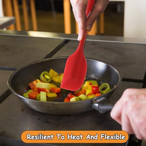 28-Piece Mini Silicone Spatula Set, 8.3 Inch