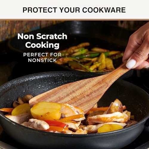 10-Piece Teak Wood Cooking Utensil Set