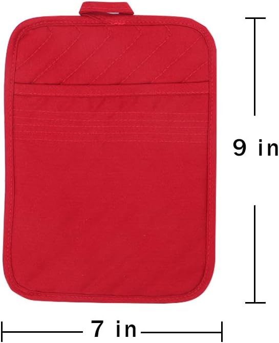 Anyi Pot Holders for Kitchen Heat Resistant, Cotton Hot Pads for Counter Table - Image 7
