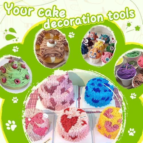 Suuker 3 Pieces Grass Piping Tips Set