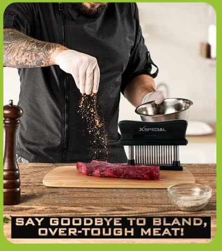 XSpecial 48-Blade Stainless Steel Meat Tenderizer