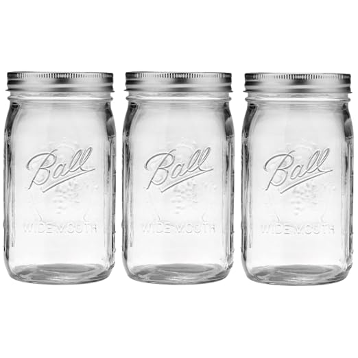 Ball Wide Mouth Glass Mason Jars by BallJar