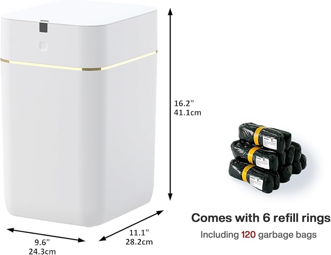 Airdeer Automatic Trash Can, 4 Gallon Self Sealing and Self-Changing Smart - Image 6