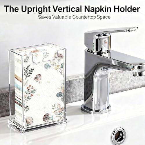 Acrylic Vertical Guest Towel Dispenser