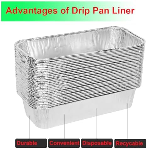 Drip Pans Compatible with Charbroil Grills 9328812P06 Foil Liner
