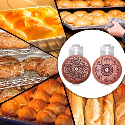 Windspeed 2+20 Pcs Wooden Bread Scoring Tool, Best Bread Lame Cutter