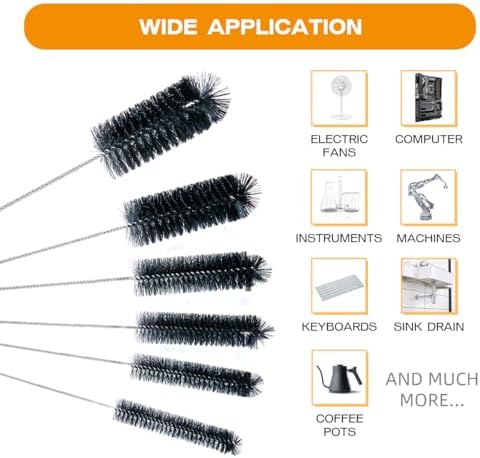 Brush Family Straw Cleaner Brush Set 6 Pieces