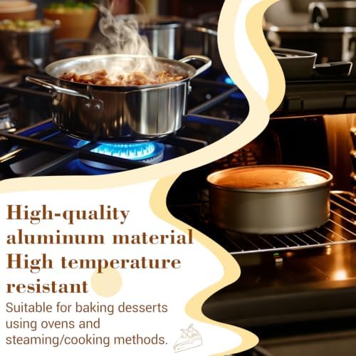 2 Pcs Quesillera Venezolana Con Tapa Molde Aluminum Flan Mold with