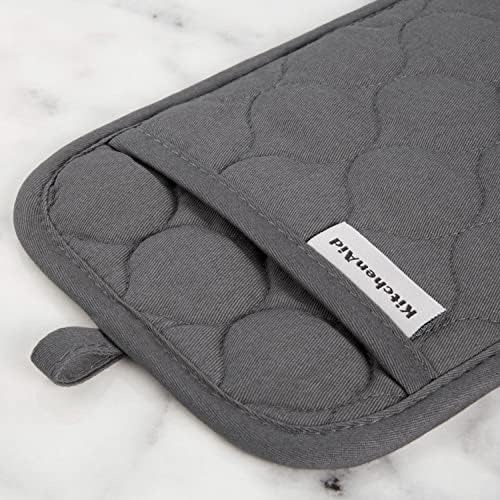 KitchenAid Quilted Cotton Terry Cloth Oven Mitt, Pot Holder, Kitchen