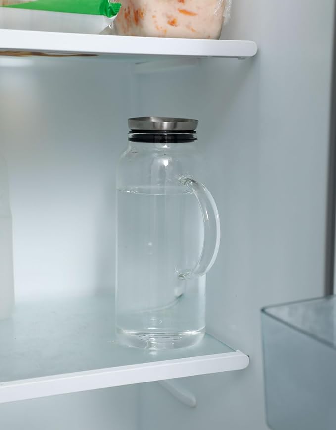 68 Ounces Glass Pitcher with Lid, Hot/Cold Water jug - Image 10