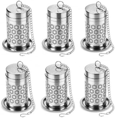 6 Pack Tea Infuser for Loose Leaf Tea, Stainless Steel Tea Strainer