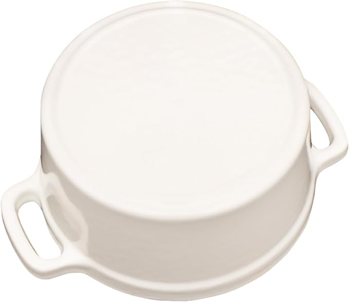 Flavehc Mini Cocotte 16 oz Mini Dutch Oven 0.5 qt. Cast Iron Garlic Roaster - Image 6