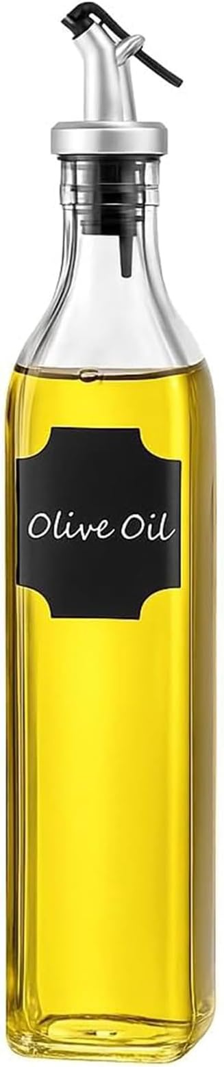 WERTIOO Olive Oil Dispenser Bottle, 17 OZ Glass Oil Dispenser - Image 8