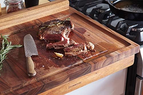Ironwood Gourmet Lyon Cutting Board, 17.25 x 24 x 1.25 Inches