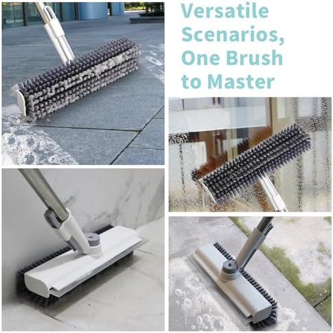AIR U+ 3 in 1 Floor Scrub Brush with Long Handle