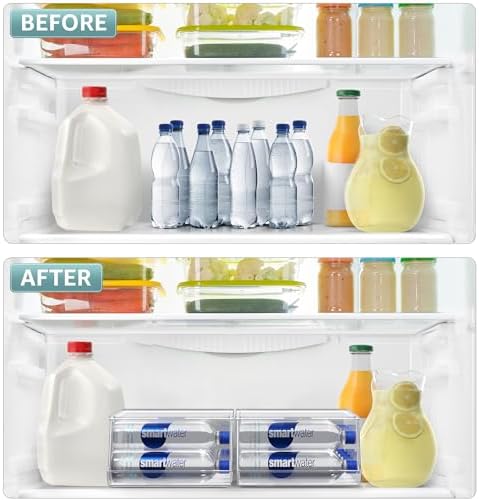 Sorbus Water Bottle Organizer for Refrigerator & Pantry, Stackable