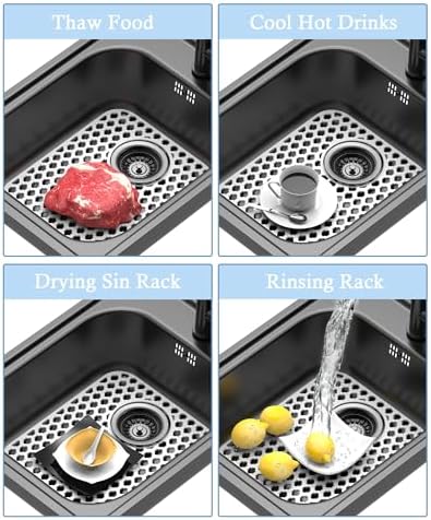 2-Pack Silicone Sink Protector Mats