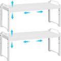2 Pack Stackable Expandable Shelves by X-cosrack